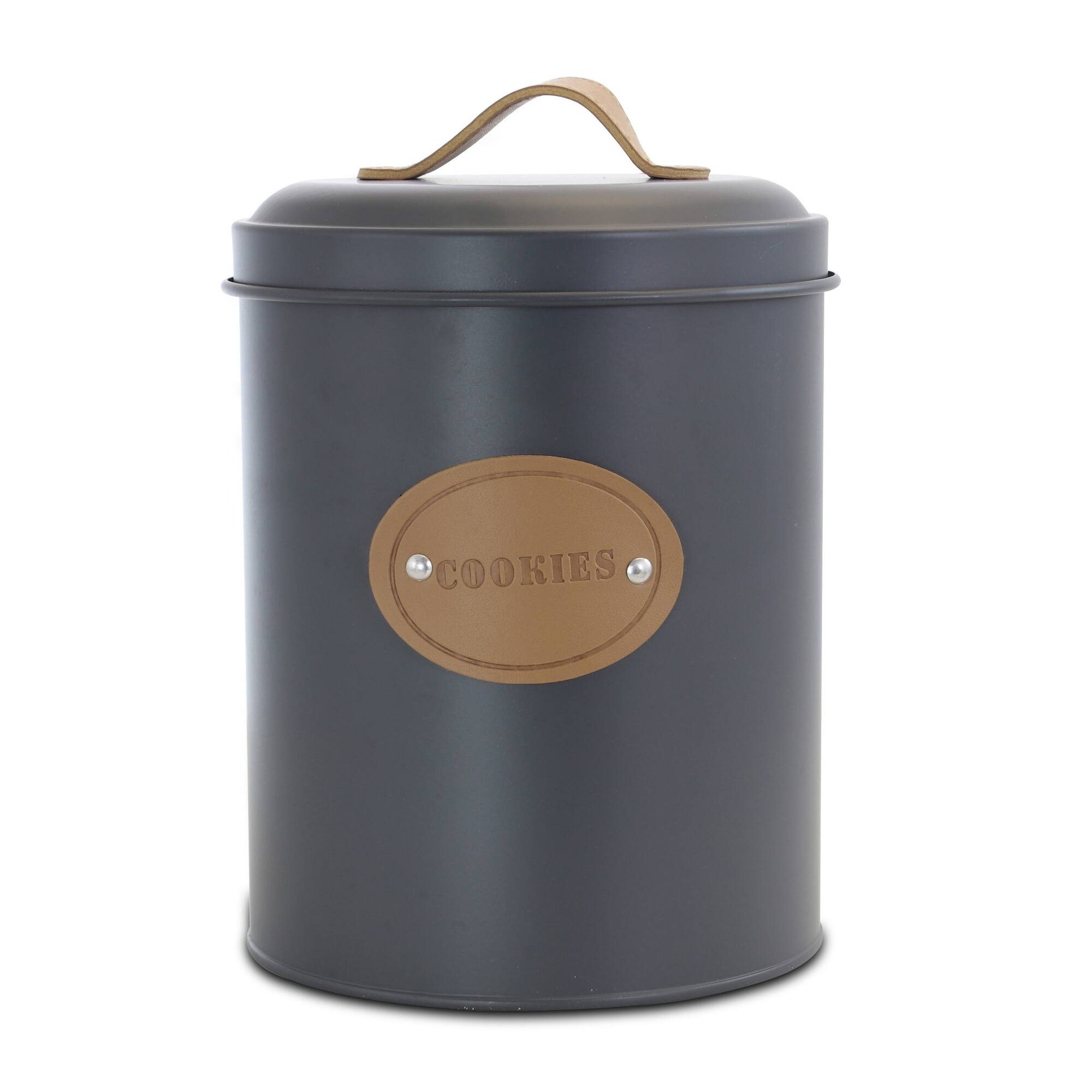 MegaChef Kitchen Food Storage & Organization Gray 5-Piece Canister Set